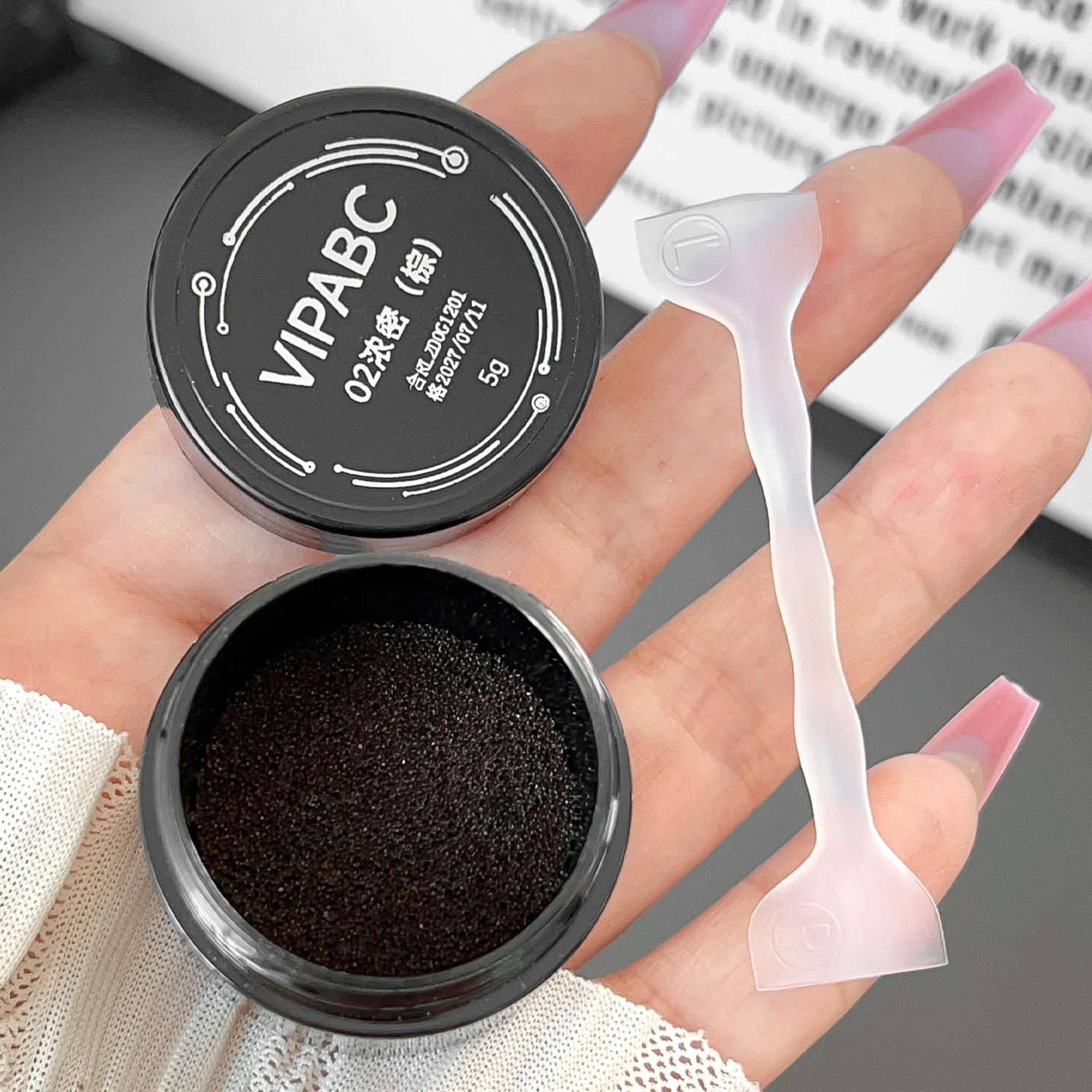 DIY Eye Liner Extension Stamps for Beginner Eye Makeup Stencils Long Lasting Eyelash Template with Ink Paste Brown Comestic Tool