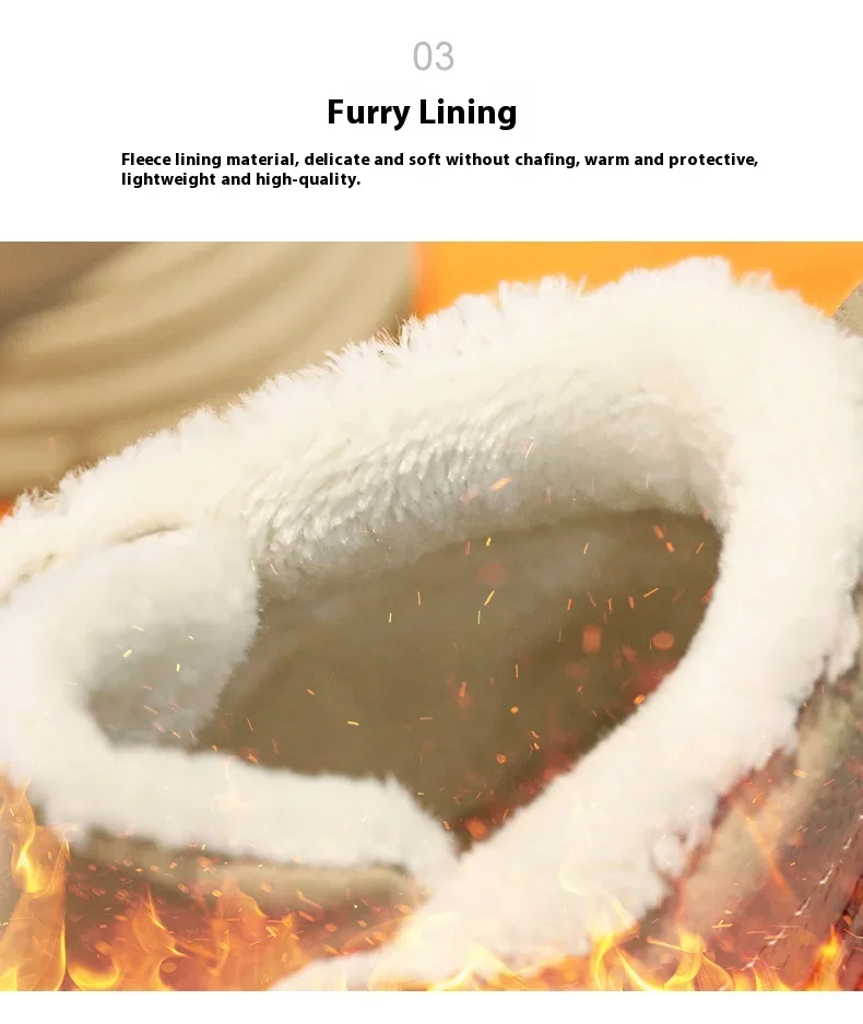 Children's Winter Boots - Waterproof Leather Snow Boots With Anti Slip Sole