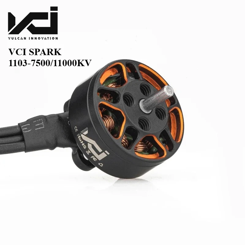 Lot de 2 Micro Moteurs 1103 7500KV/11000KV pour Drone FPV