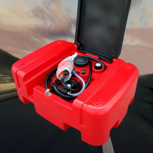 210L Transfer Benzina Fuel Caddy Tanica In Plastica Serbatoio Diesel Portatile Serbatoio Carburante Diesel In Carbonio Con Pompa Serbatoi Adblue Tank 