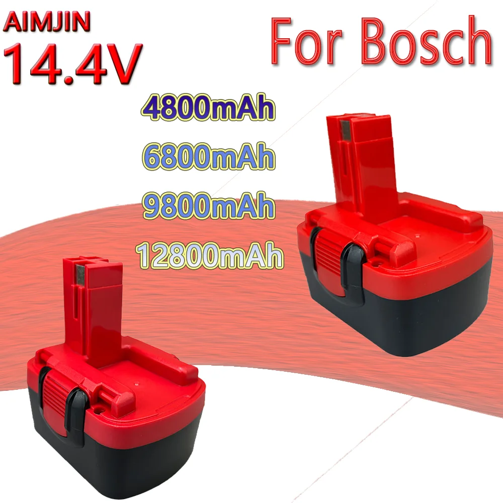 

New 14.4V 4800/6800/9800/12800mAh Rechargeable Battery for bosch 14.4V Battery 1 BAT038 BAT040 BAT140 BAT159 BAT041 3660K