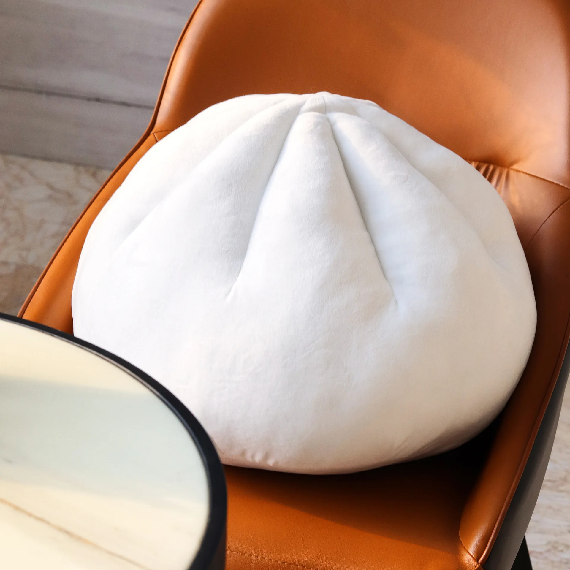 

Ins Style High Value Meat Bun Pillow Plush Toys Bun Doll Bedroom Cushion Home Decoration Creative Birthday Gift