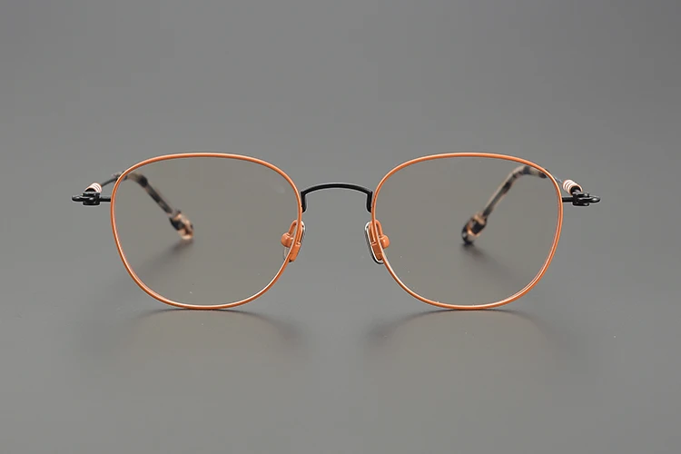 Nobler Women's Full Rim Square Titanium Eyeglasses Side View