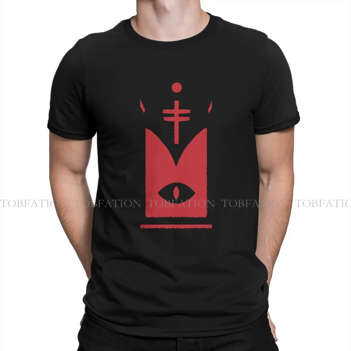Eye Le Più Nuove Magliette Cult Of The Lamb Goat Game Men Graphic Pure Cotton Top T Shirt Girocollo