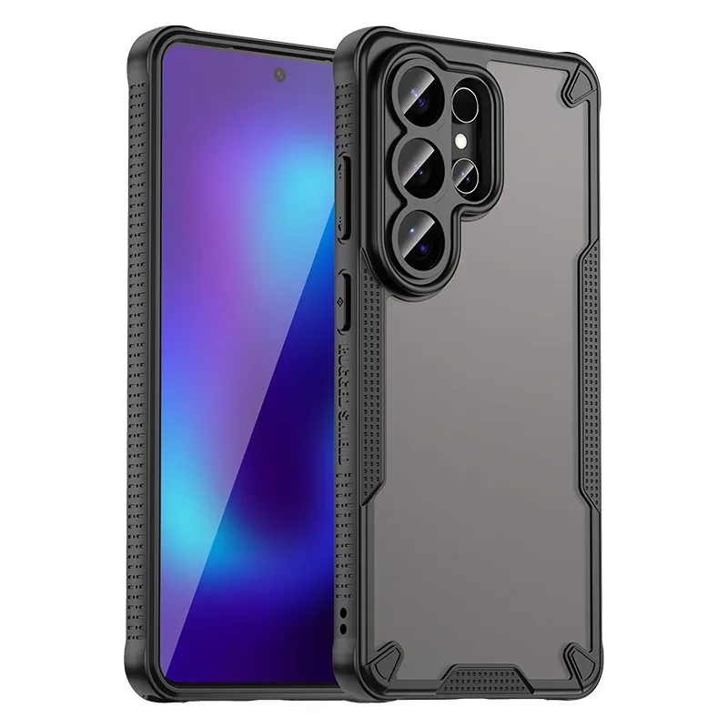 Enhanced Matte Protective Phone Case with TPU Border
