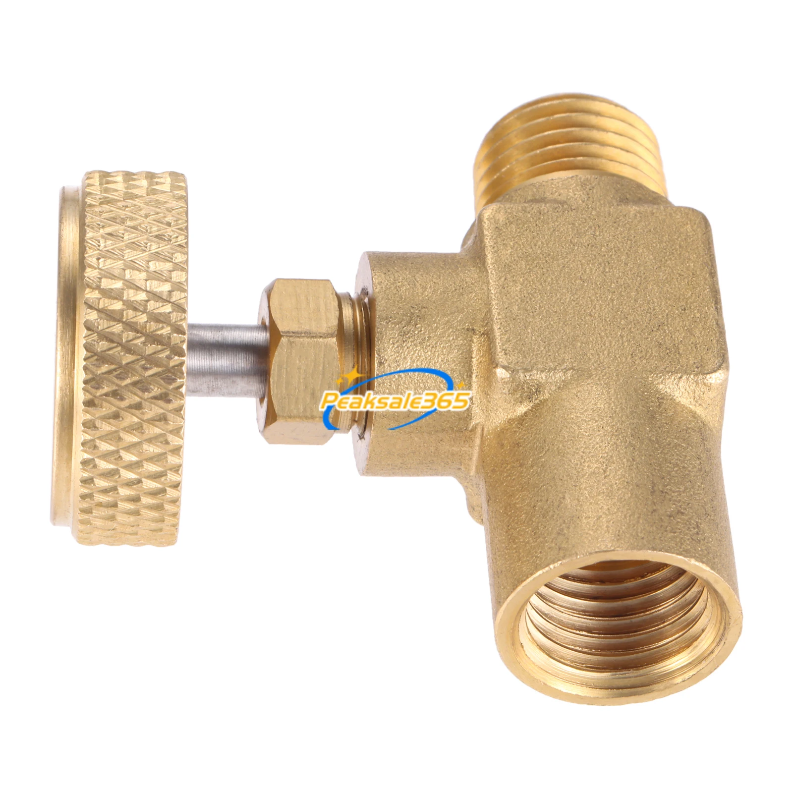 Solid Brass Needle Valve 1/4" Female NPT X 1/4" Male NPT High Pressure Propane LPG Gas Flow Butane Control Transfer Fittings 1pc