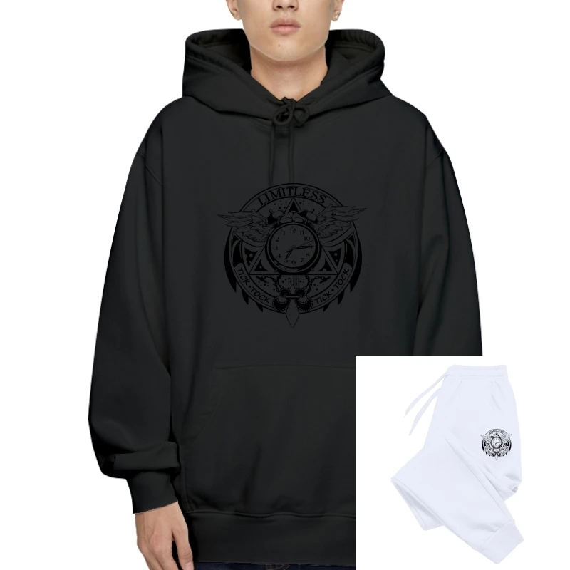 

Flying Time Limitless Tick Tock Unisex T-Pullover Digital Printed Hoodiess