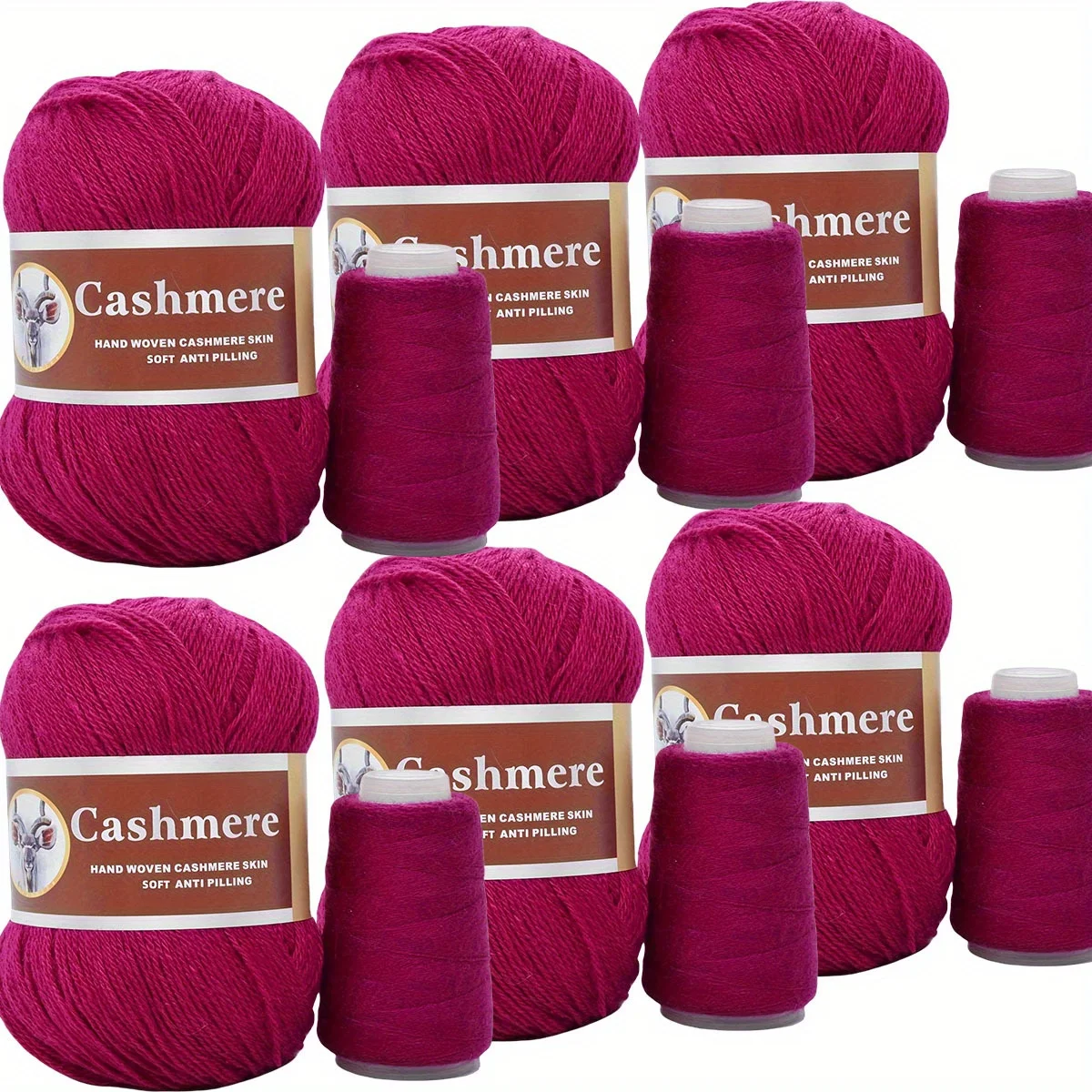 Luxurious Hand-Knitting Cashmere Wool