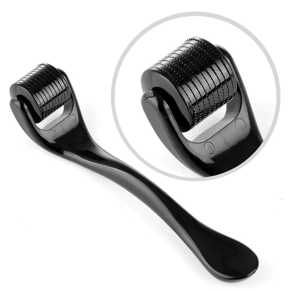 4 pz/set Kit per la crescita della barba da uomo Set professionale per la crescita dei capelli cura della barba nutriente con pettine per massaggio a rullo per la crescita della barba