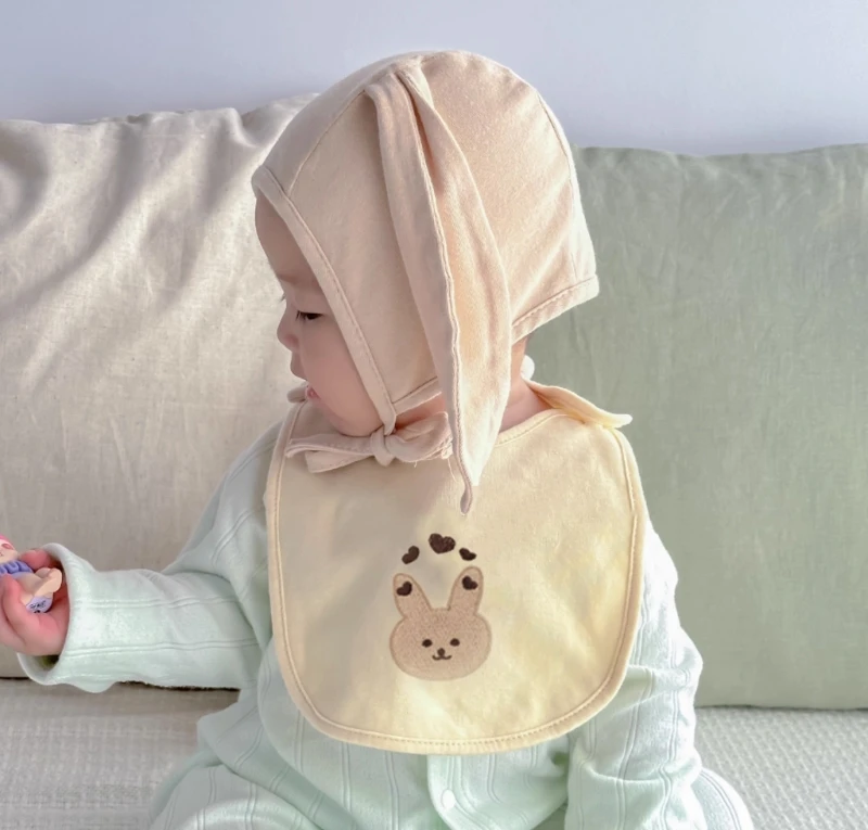 

Cotton Bibs Newborn Toddler Drooling Apron Bib Baby Burp Cloth Feeding Bibs Y55B
