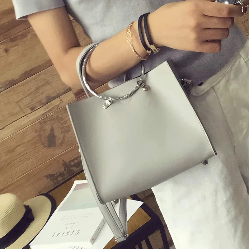 1/3Pcs DIY 금속 라운드 가방 손잡이 수하물 하드웨어 핸드백 용 액세서리 DIY 교체 O-링 골드 실버 지갑