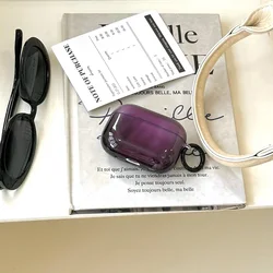 Vintage Red Halo Shockproof Headphone Case - Fashionable Earphone Protector with Wireless Charging Compatibility - Airpods 3 (Retro Purple)
