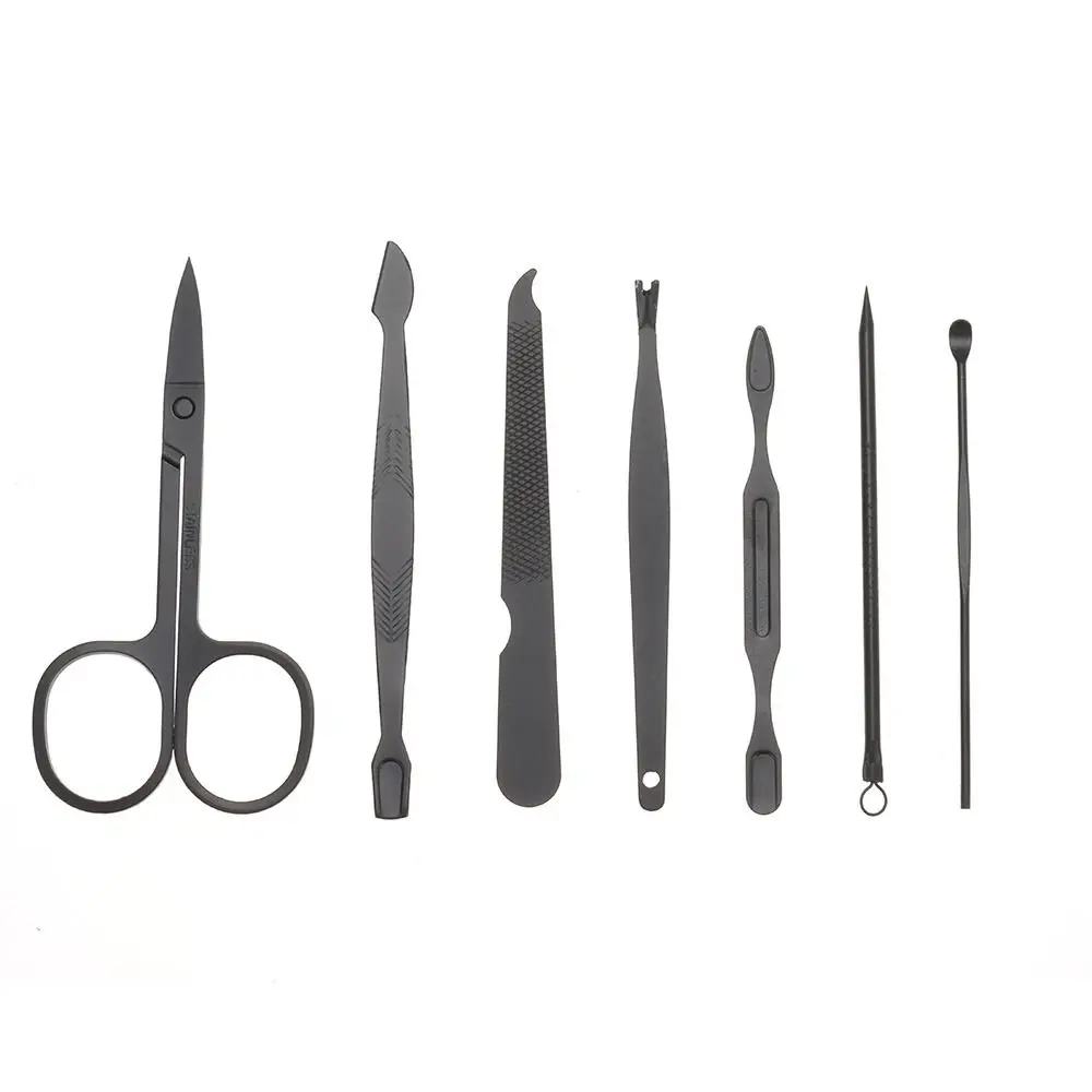10 PCs Stainless Steel Nail Clippers Set Scissores Tweezer Ear Pick Multi-Function Daily Hand Foot Care Tools Set,nail clipper set,nail clipper,nail care kit,nail scissors set,nail clippers,manicure pedicure kit,manicure set,manicure sets,manicure nail clipper set,nail clippers kit