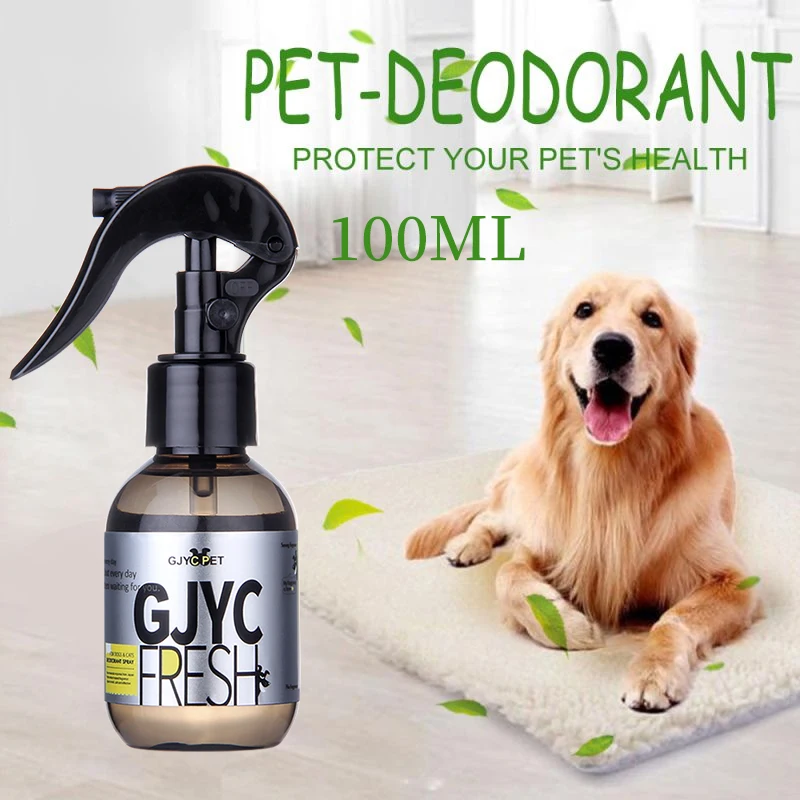 Child Lock Design Pet Spray Deodorant For Dogs Cats Body Perfume Spray 100ml Natural Fresh Scent Deodorant Perfume Remove Odor