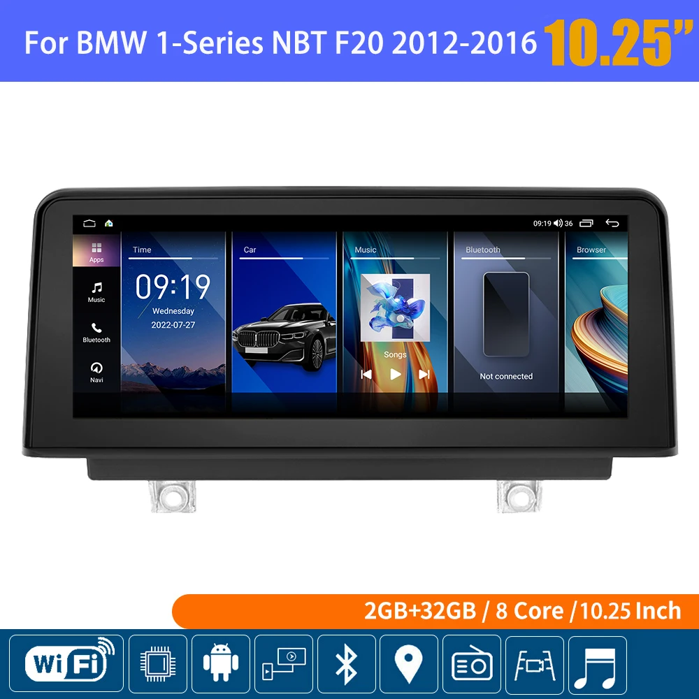 

Android Auto Car Video Player For BMW 1-Series F20 Touch Screen Car Carplay Monitor Multimdia Player Speacker Radio Navi Stereo