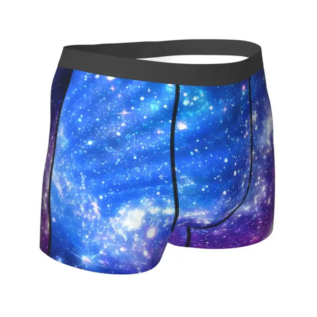 Neon Galaxy Underwear Purple And Blue 3D Pouch Trenky Boxer Shorts Custom  Shorts Briefs Funny Men Panties Large Size - AliExpress