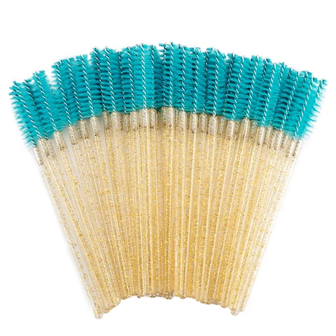 Extension Disposable Eyebrow brush Mascara Wand Applicator Spoolers Eye Lashes Cosmetic Brushes Set makeup tools