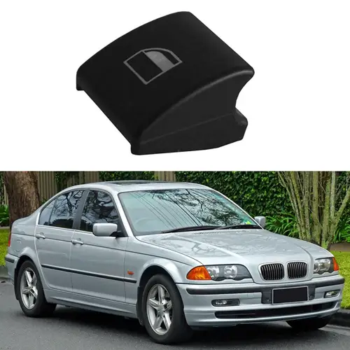 도어 윈도우 유리 스위치 버튼 프레임 커버, BMW 3 시리즈 E46 97-20 61318381514 유리 스위치 버튼 커버 전면 L 또는 R 2