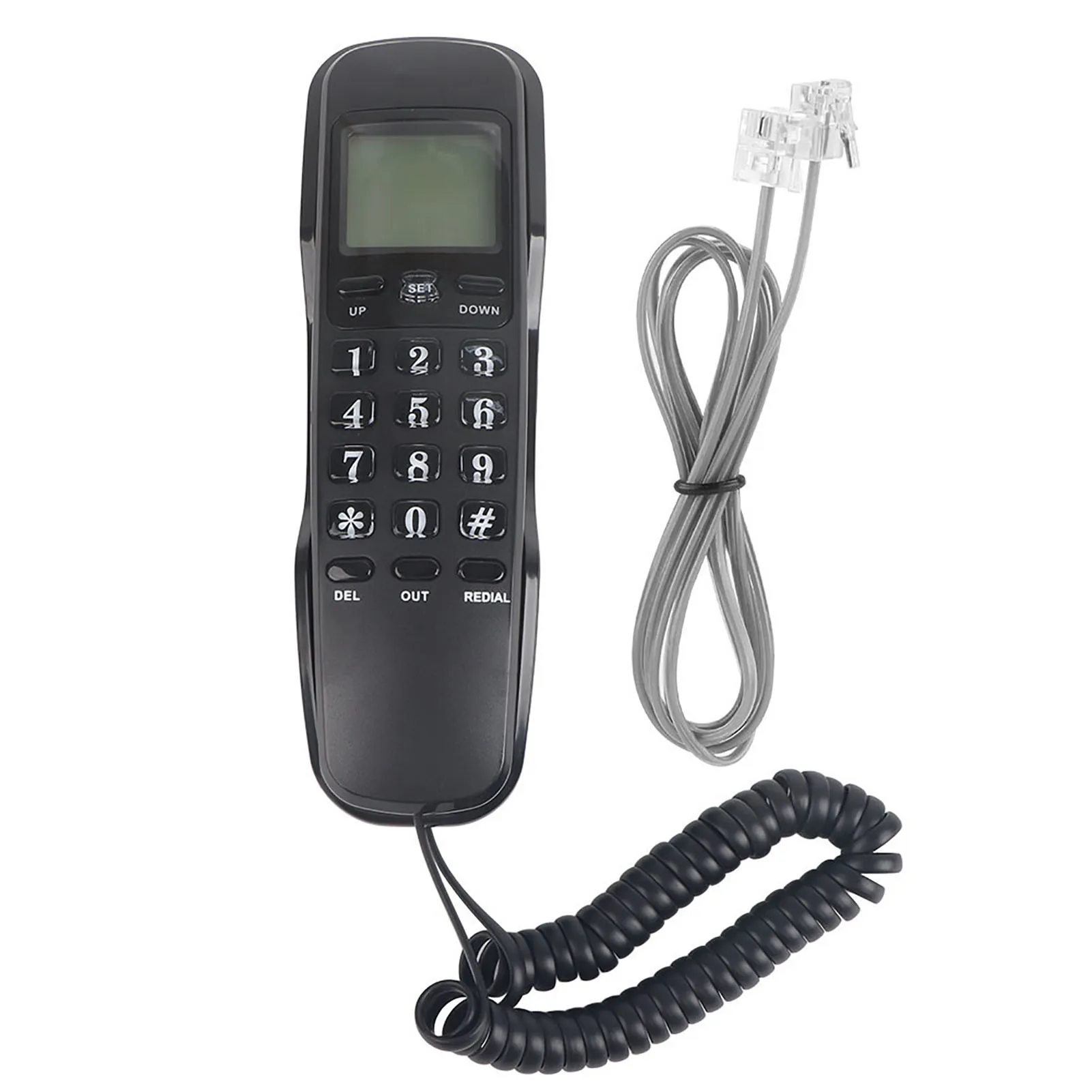 Compact LCD Display Landline Phone with Caller ID