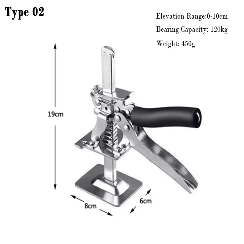 Hand Lifting Tool Labor-Saving Arm Jack Door Panel Drywall Lifting Cabinet Board Lifter Tile Height Adjuster Elevator Tool furniture lifting tool