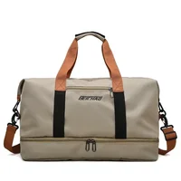Gym Travel Bags Large-Capacity Luggage Dry-Wet Separation Sports Fitness Shoulder Bag Short-Distance Travel Handbags for Women 1