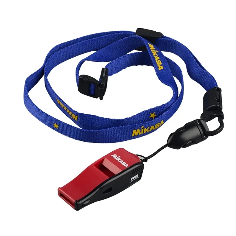 Original Mikasa Beatmaster Whistle with Lanyard Sharp High Tone Spread of Clear Sound FIVB & FINA Approved Official Whistle