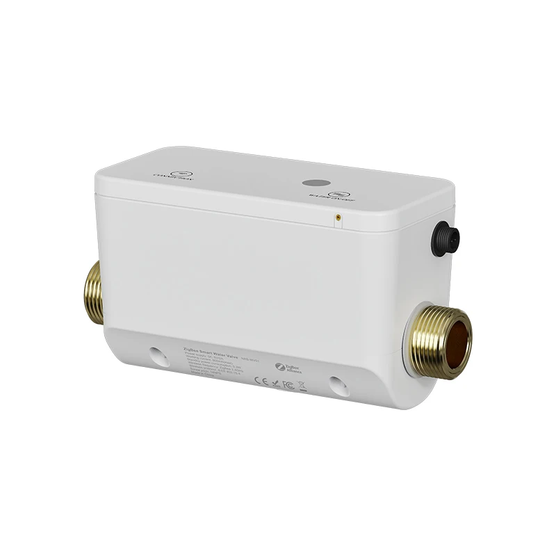 Smart Zigbee Water Valve and Automatic Shutoff Water Flow Rate Built in Recharge