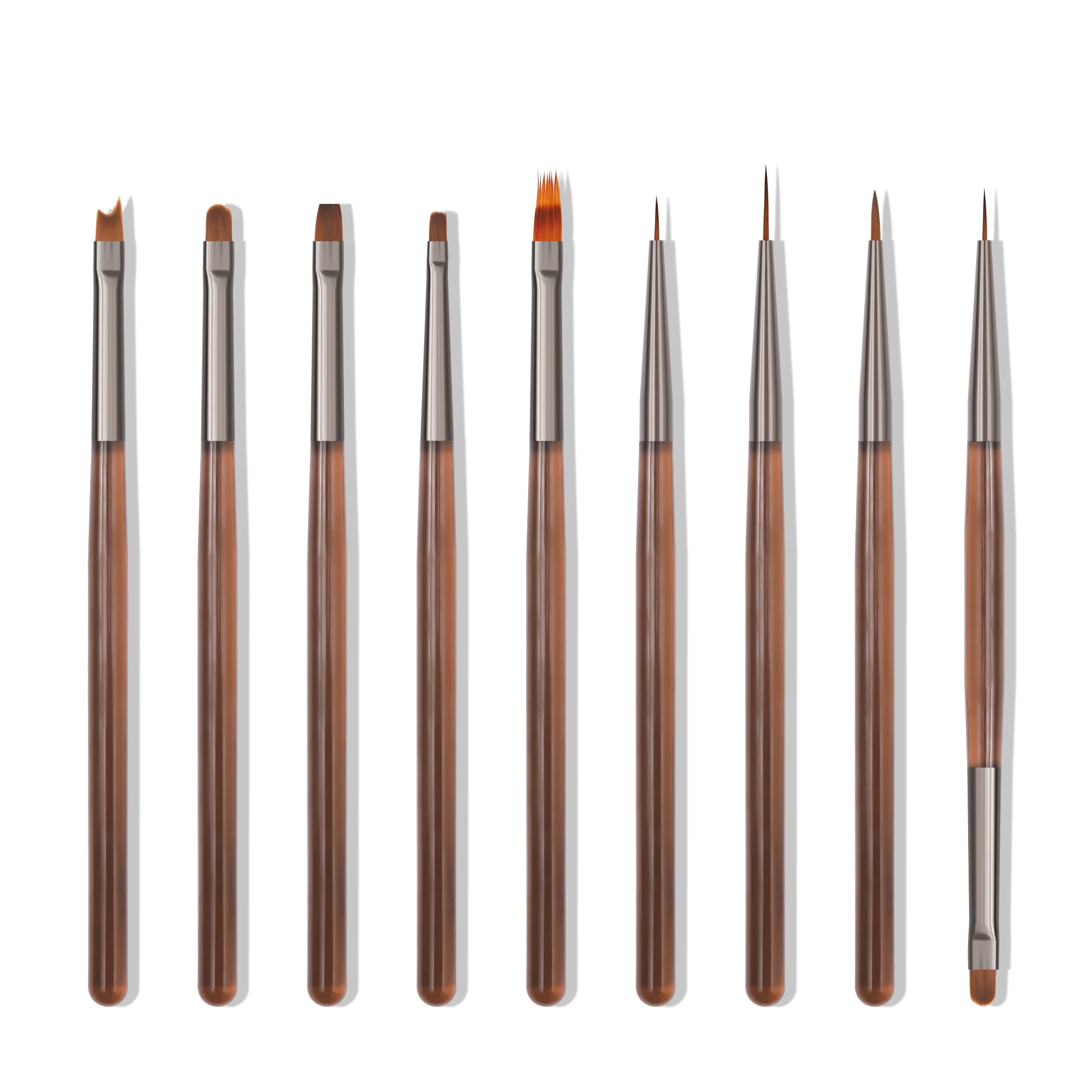 9PCS Nail Brush Liner DIY Painting Pen Manicure Acrylic Drawing thumbnail 3