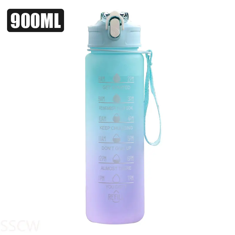 2L Water Bottle Motivational Sport Water Bottles Leakproof Drinking Bottles  Outdoor Sports Travel Kettle Drinking Water Bottle - AliExpress