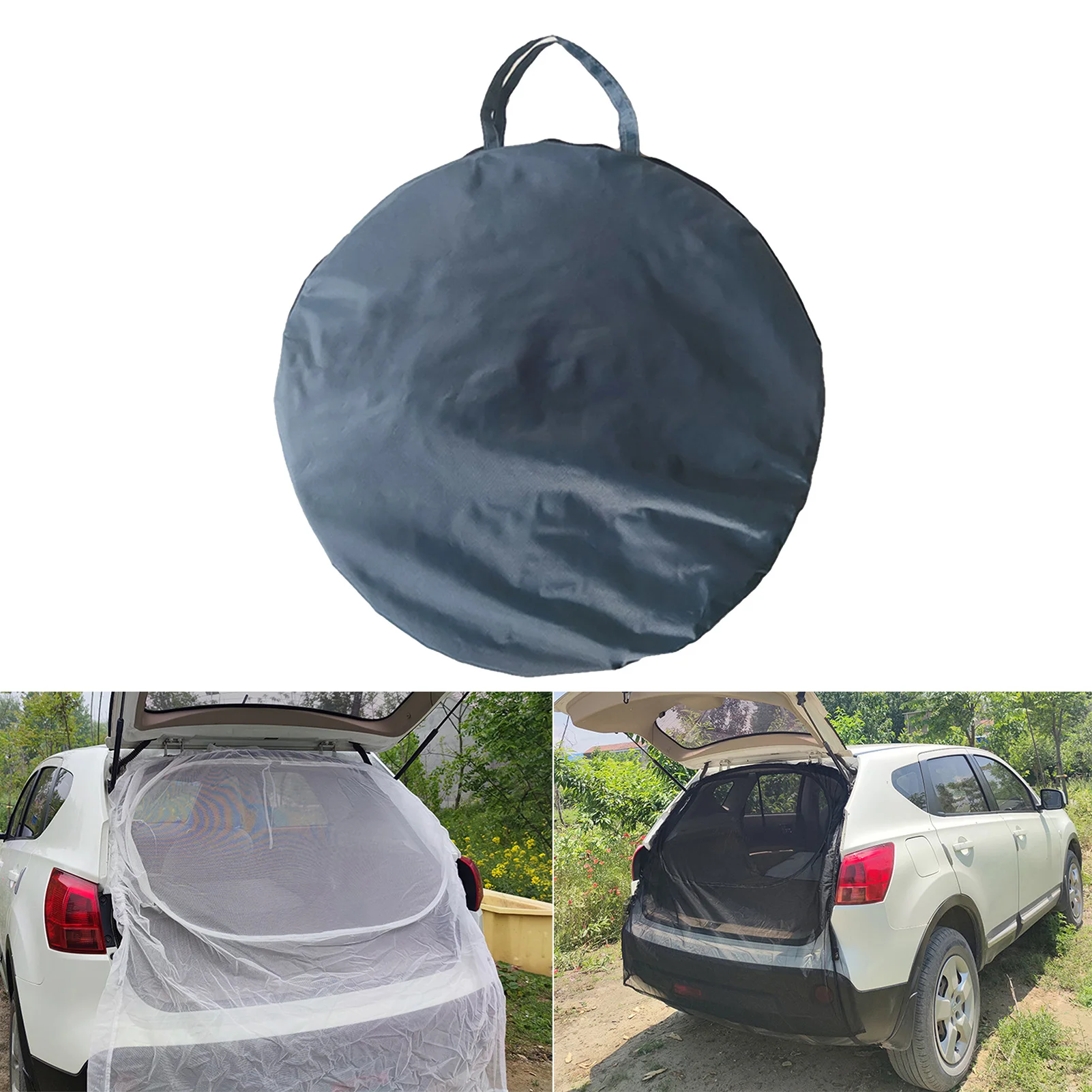 Fly Screen Car Tailgate Net Anti Mosquitoes Portable Windproof