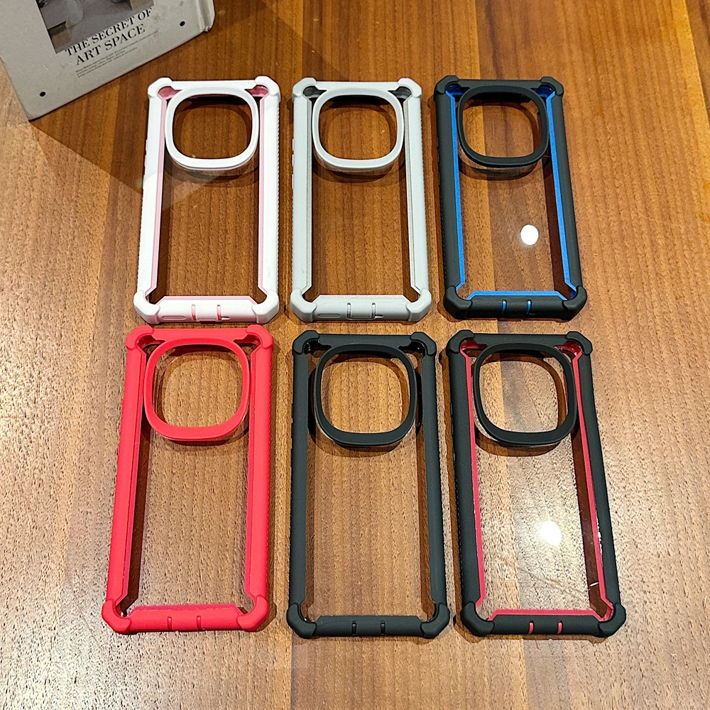 Transparent Shockproof Dual Layer Armor Phone Case