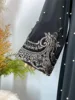 Ramadan caftan perles ouvertes Abaya dubaï luxe Islam vêtements musulmans pour femmes Kimono turquie Caftan Marocain Femme Robe Kebaya