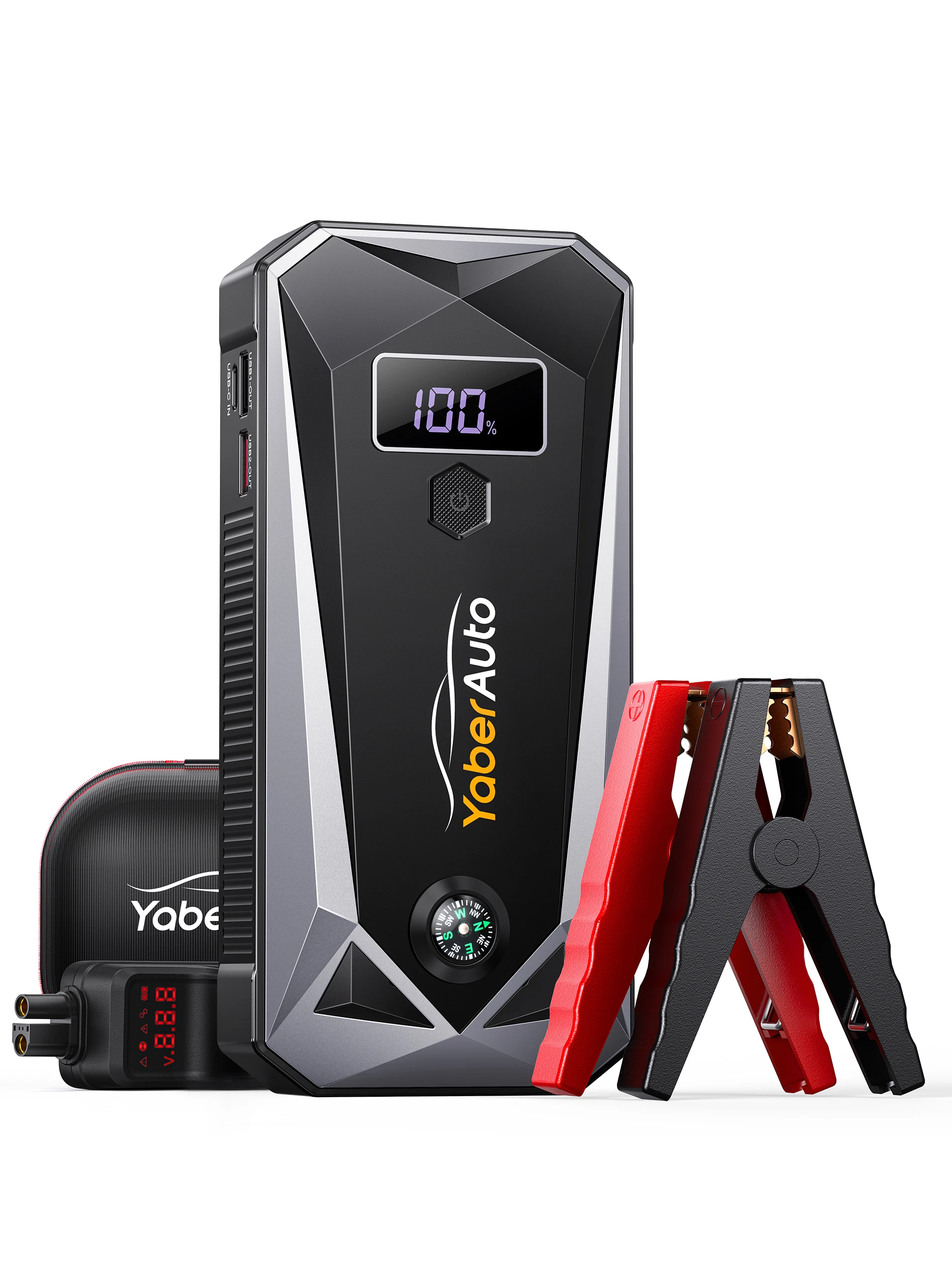 Yaber2500AJumpStarterPowerBankCarBatteryPortableCharger