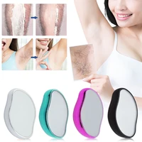 Crystal Physical Hair Removal Eraser Glass Hair Remover Painless Epilator Easy Cleaning Reusable Body Care Depilation Tool 2