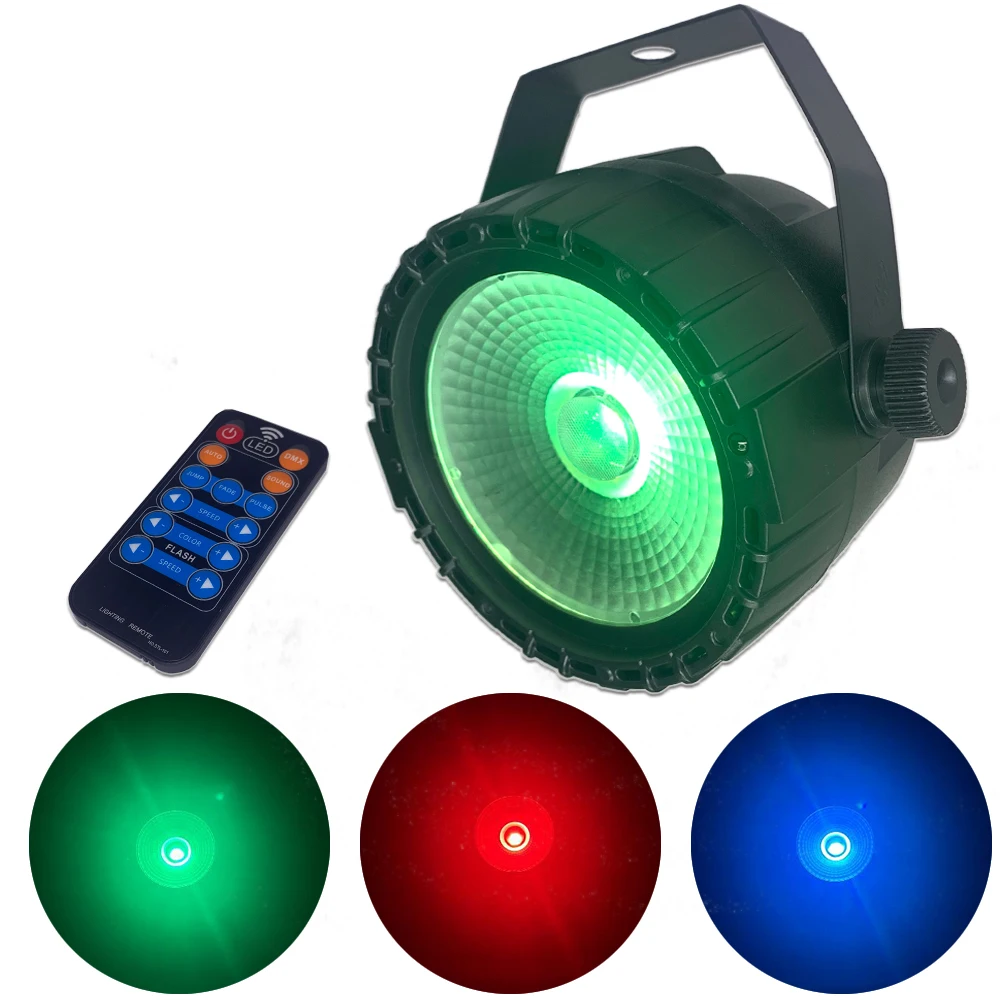 New Disco Light 60W RGBUV 4in1 COB Flat Strobe Wash Par Light KTV Home Party Lights For DJ Disco Party Bar LED Flash Par Light mini disco ip66 app led flood light 100w led par rgbw dmx lyre wash party dj stage lighting effect stroboscope strobe christmas