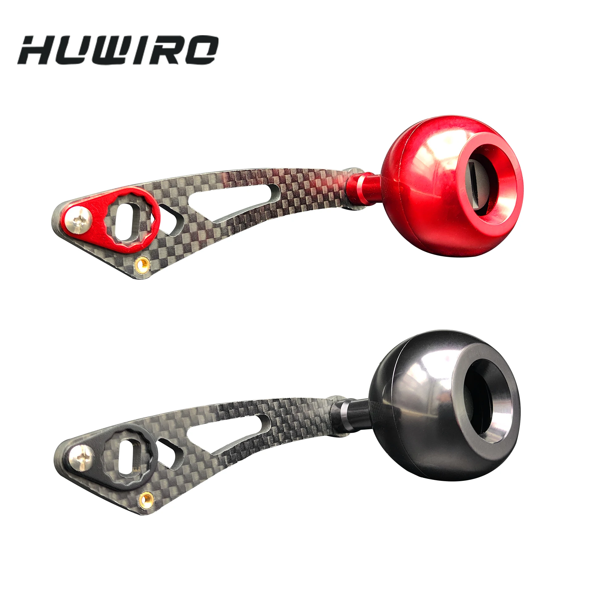 Baitcasting Reel Carbon Fiber Handle With Metal Knob Single-grip Handle For Fishing Accessories Lightweight Replacement