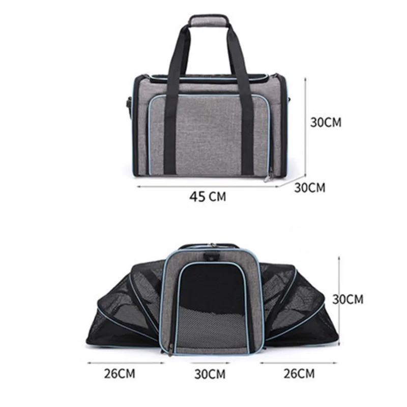 1pcsCarriers Backpack Portable Breathable Foldable Shoulder Bag Cat Dog Carrier Bags Outgoing Travel Pets Handbag Transport Bag
