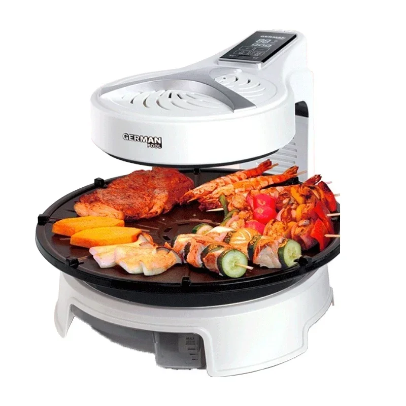 Electric Barbecue Pan Pits Household Frying Oven Electric Roasting Pan Korean Grill Machine Skillets Cooking Pot. 50HZ 2