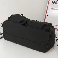 Fashionable Crossbody Bag with Drawstring Accent - Spacious & Secure Zipper Closure - Includes Stylish Bag Charm - Image 2