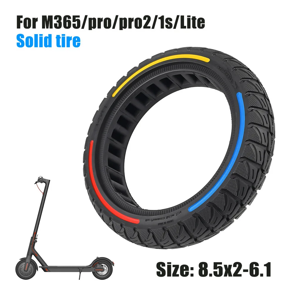 

8.5 Inches 8.5x2-6.1 Honeycomb Solid Tire Colorful for Xiaomi M365 PRO PRO2 1S List Electric Scooter Tyre Parts