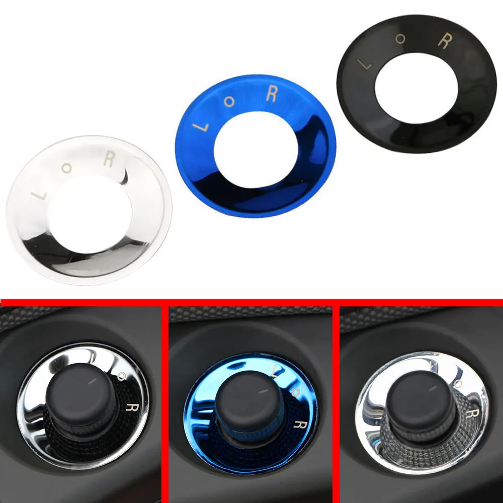 Car Rear View Rearview Side Mirror Adjustment Knob Sticker Ring for Chevrolet Trax Cruze Malibu Aveo Accessories