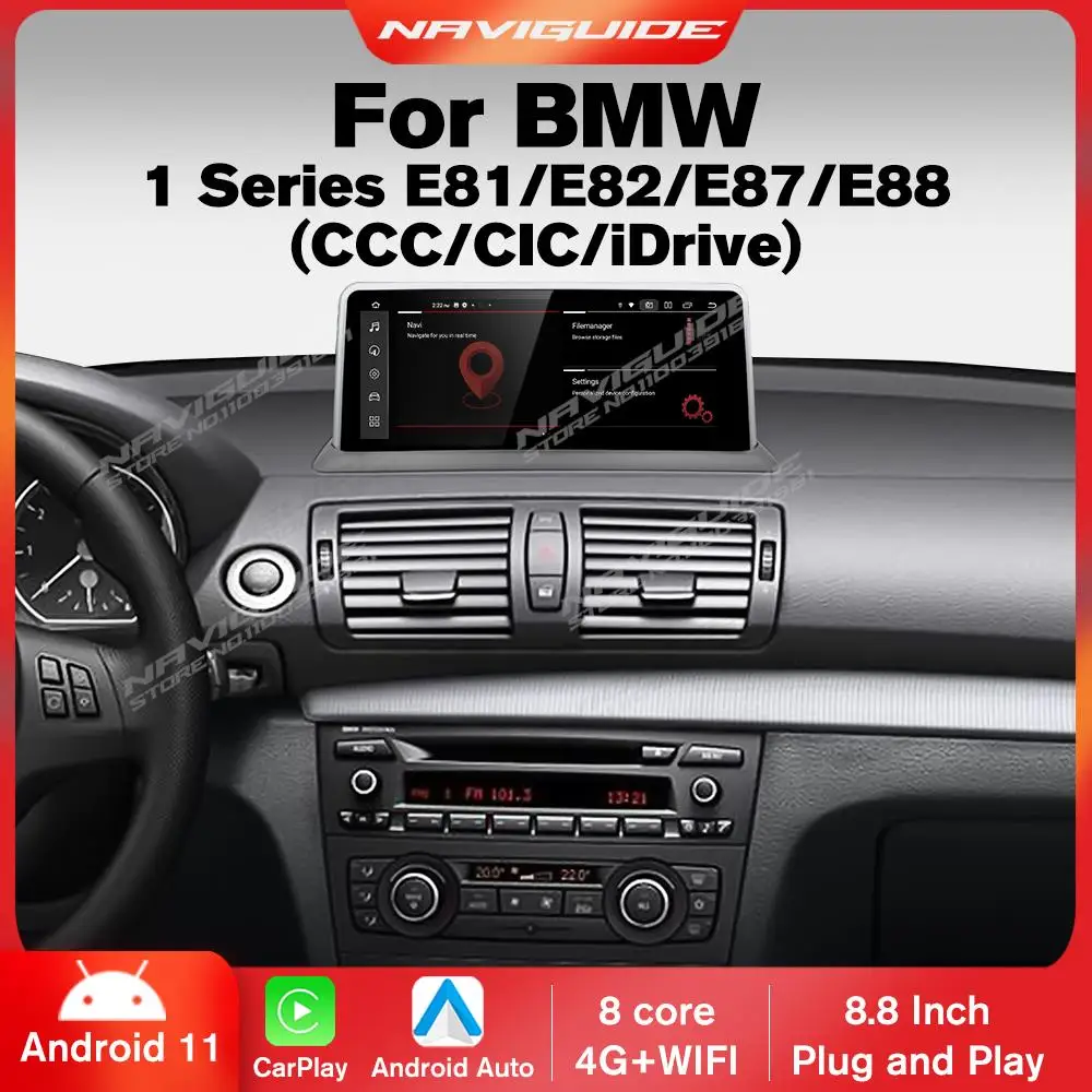Car Radio For bmw E87 BMW 1 Series 120i E81 E82 E88 With IDrive Multimedia  Player Android All in one For Carplay Android Auto - AliExpress