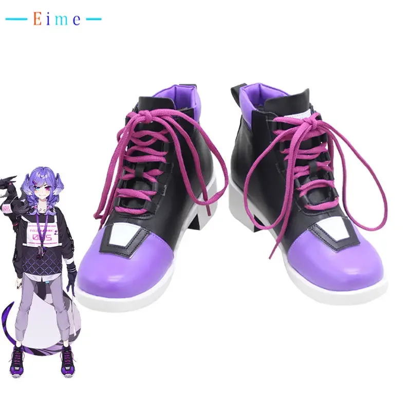 cosplay-pu-sapatos-de-couro-selen-tatsuki-youtuber-vtuber-halloween-carnaval-prop-custom-made