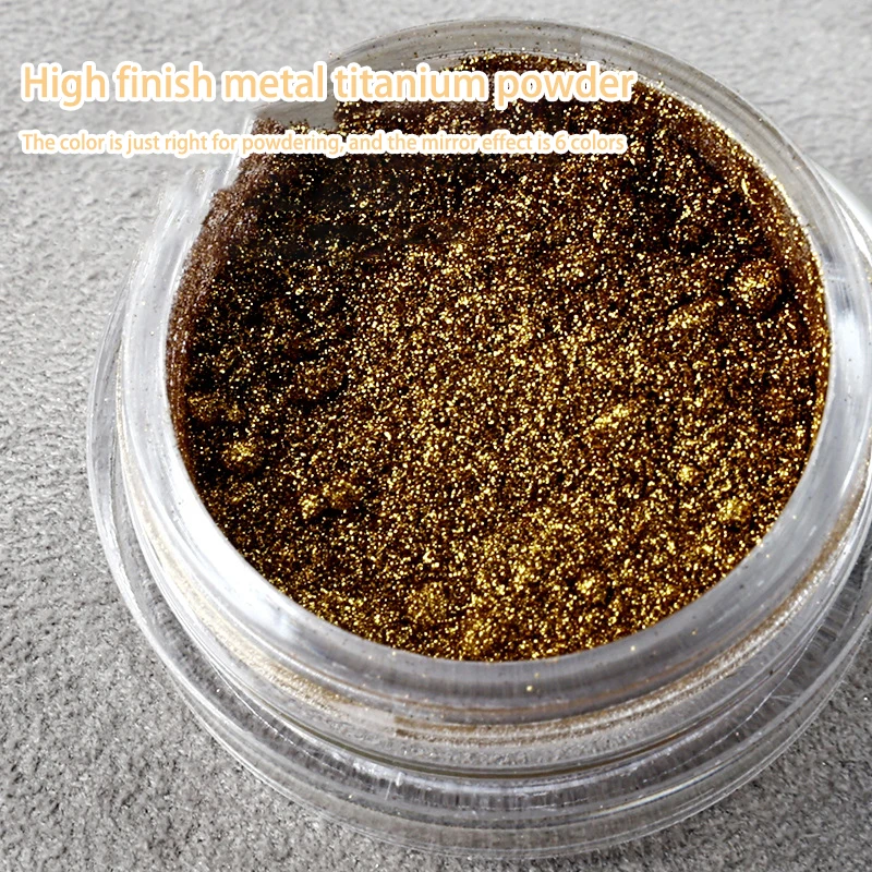 Metallic Mirror Powder Nail Art Glitter Rose Gold Champange UV Gel Polish Chrome Dust Metallic Effect Nail Painting Pigment