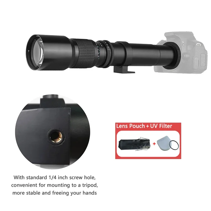 500-1000mm F / 8.3 Teleobiettivo Manuale Zoom Italia - Foto 6