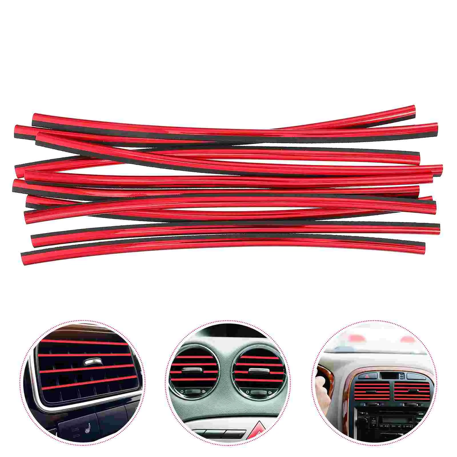 

40pcs Car Outlet Strips Air-conditioning Outlet Strips Outlet