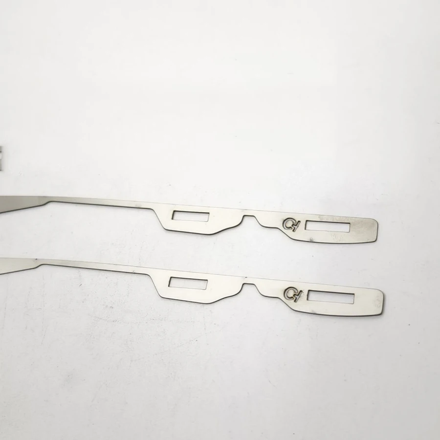 Wooeight 2Pcs 프론트 범퍼 수리 키트(Toyota Highlander 2009-2011용) 금속 플레이트 버클 강화 스테인레스 스틸 브래킷