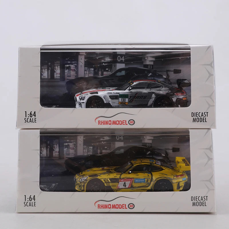 RM 모델 1:64 AMG GTS 뉘르부르크링 DTM 레이싱 라이버리 합금 다이캐스트 자동차 모델 장난감 수집 전시품