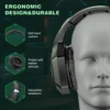 ONIKUMA B100 Wireless Gaming Headset 2.4Ghz Wireless Earphones With Mic Low Latency Tri-mode Headset for PC PS5 Gamer 5