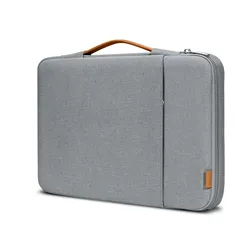 Sleek and Durable Multi-Size Laptop Carrying Sleeve and Protective Shell Bag - 13.3-14inch (LIGHT GERY)